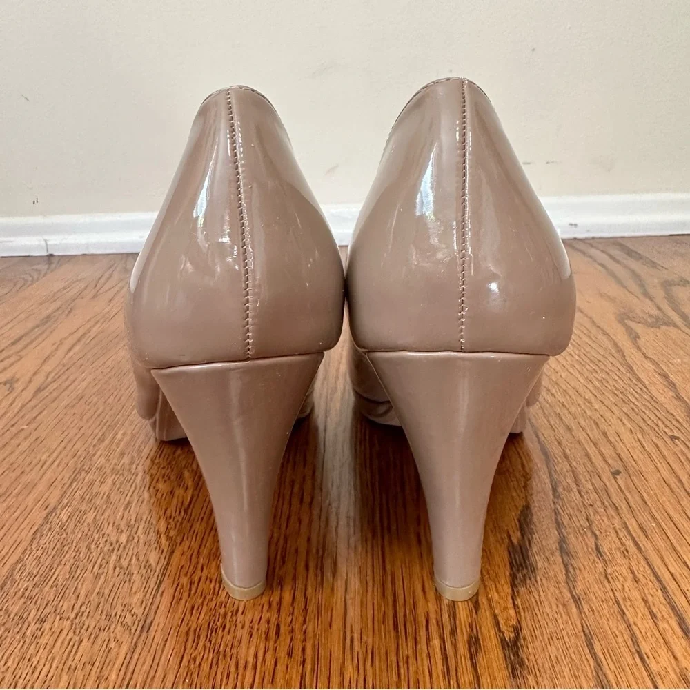 Lane Bryant Beige Platform Pumps  Sz 10W - Picture 4 of 6